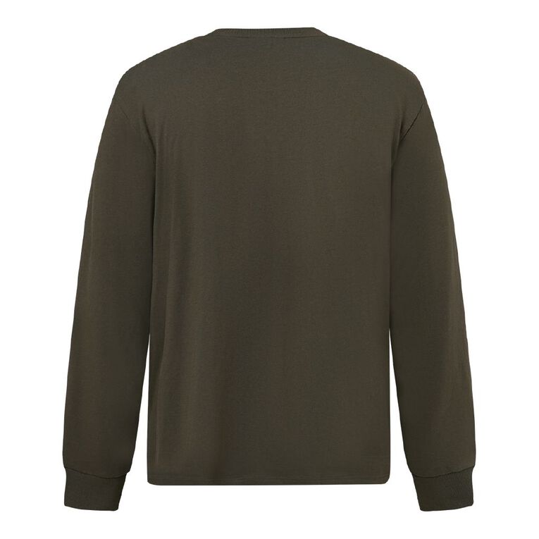 Back Country Adults' Bold Print Long Sleeve, Green Dark, hi-res