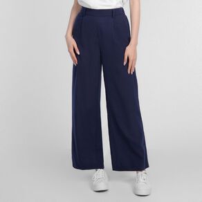 H&H Women's Wide Leg Pleated Pants