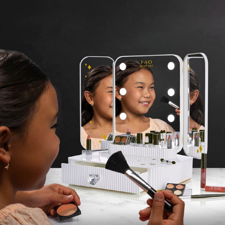 Fao Schwarz Girls Vanity Makeup Studio 24 Piece, , hi-res