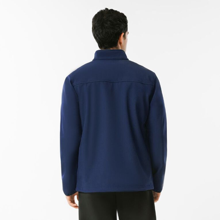 Active Intent Men's Softshell Jacket, Blue Dark, hi-res