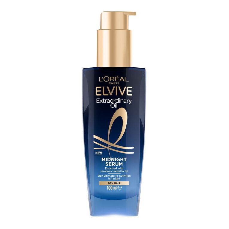 L'Oreal Paris Elvive Midnight Hair Serum 100ml 100ml, , hi-res