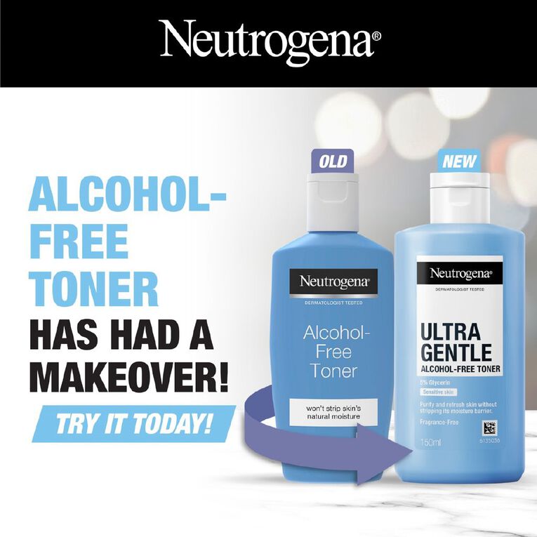 Neutrogena Ultra Gentle Alcohol Free Toner 150ml, , hi-res