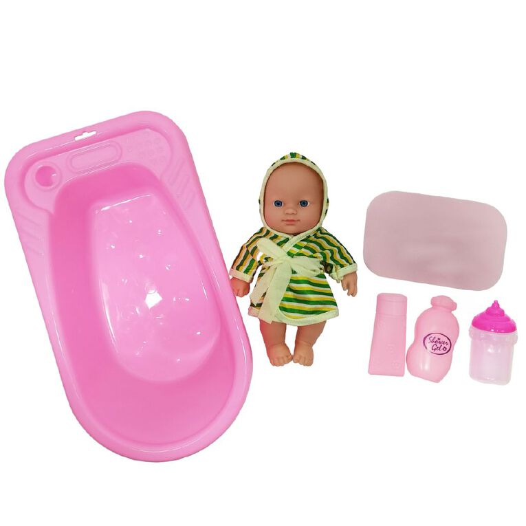 Baby Doll 20cm With Bathtub Assorted, , hi-res