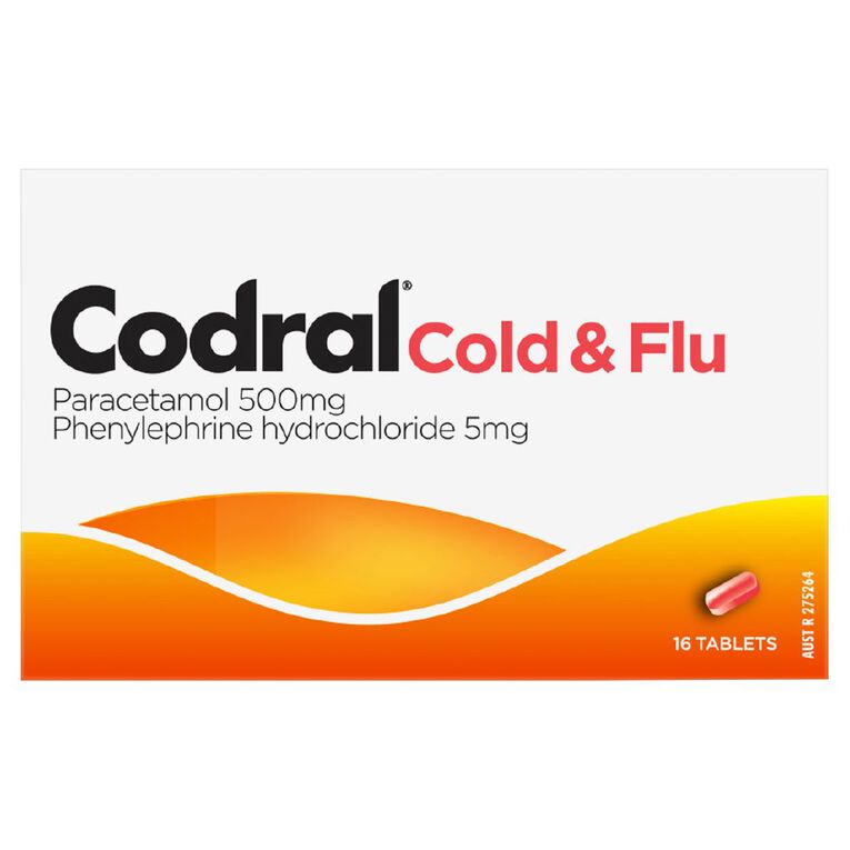 Codral Cold And Flu 16s, , hi-res