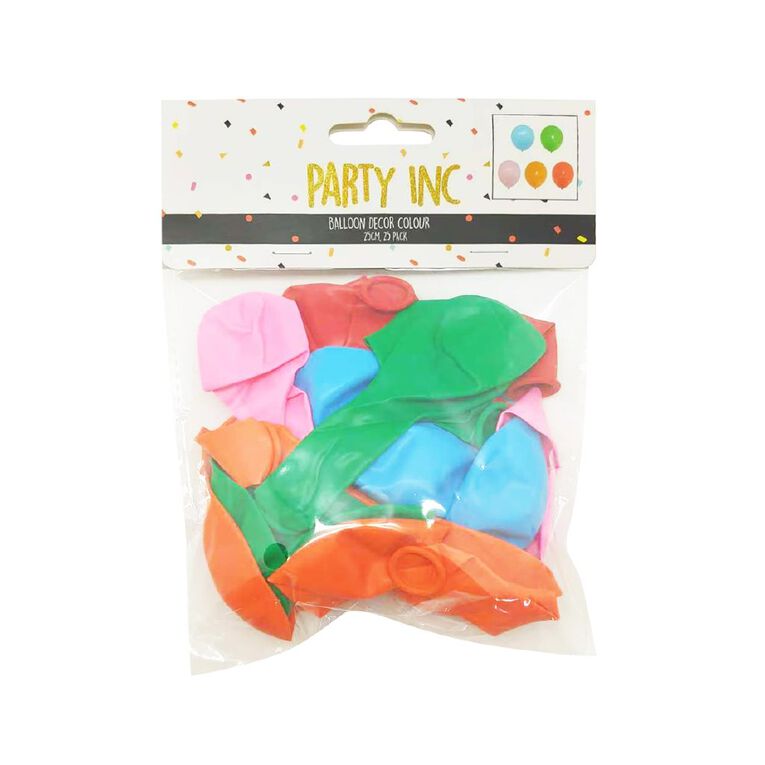 Party Inc Balloon Decor Colour 25cm, , hi-res