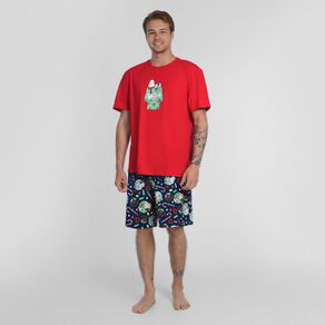 Peanuts Christmas Tee and Shorts Pyjama Set