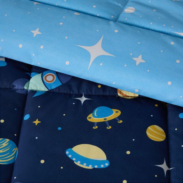 Living & Co Comforter Set Reversible Astro King Single, , hi-res