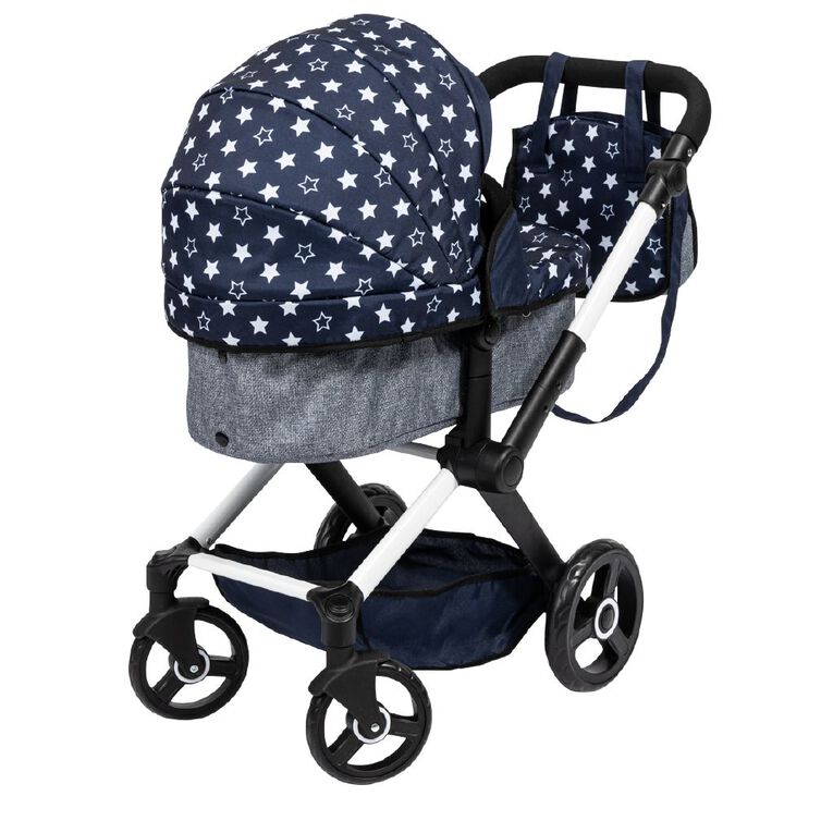 Bayer Dolls Pram XEO Blue, , hi-res