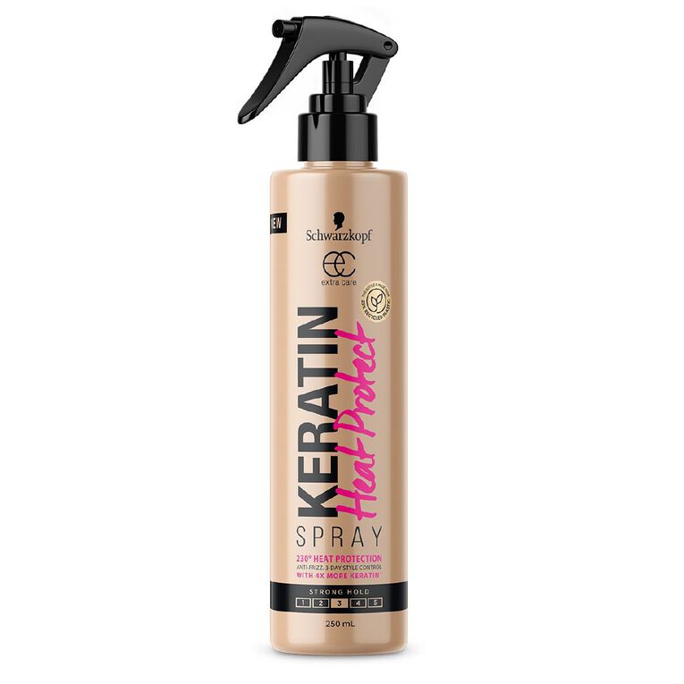 Schwarzkopf Extra Care Keratin Heat Protect Spray 250ml, , hi-res