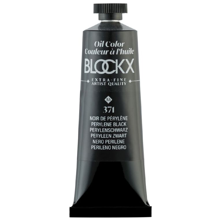 BLOCKX Oil Tube 35ml S3 371 Perylene Black, , hi-res