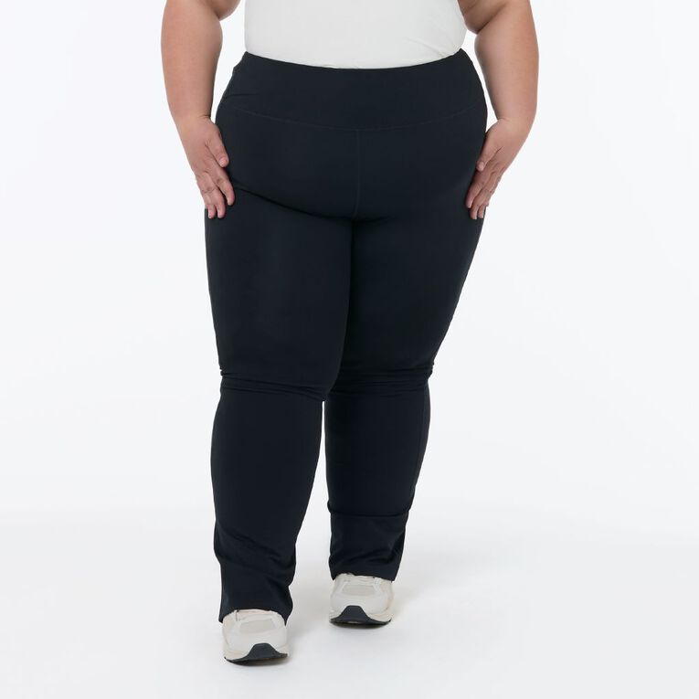 Active Intent Women's Cooldry Core Flare Leggings, Black, hi-res
