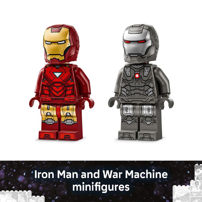 LEGO Marvel Super Heroes Iron Man War Machine v Hammer Drones
