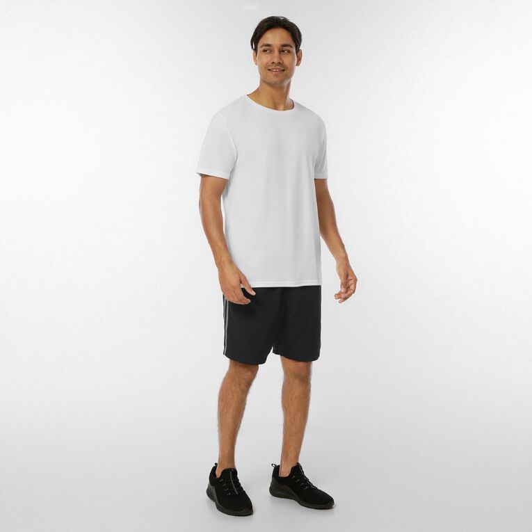Active Intent Men's Mesh Active Fit Tee, White, hi-res