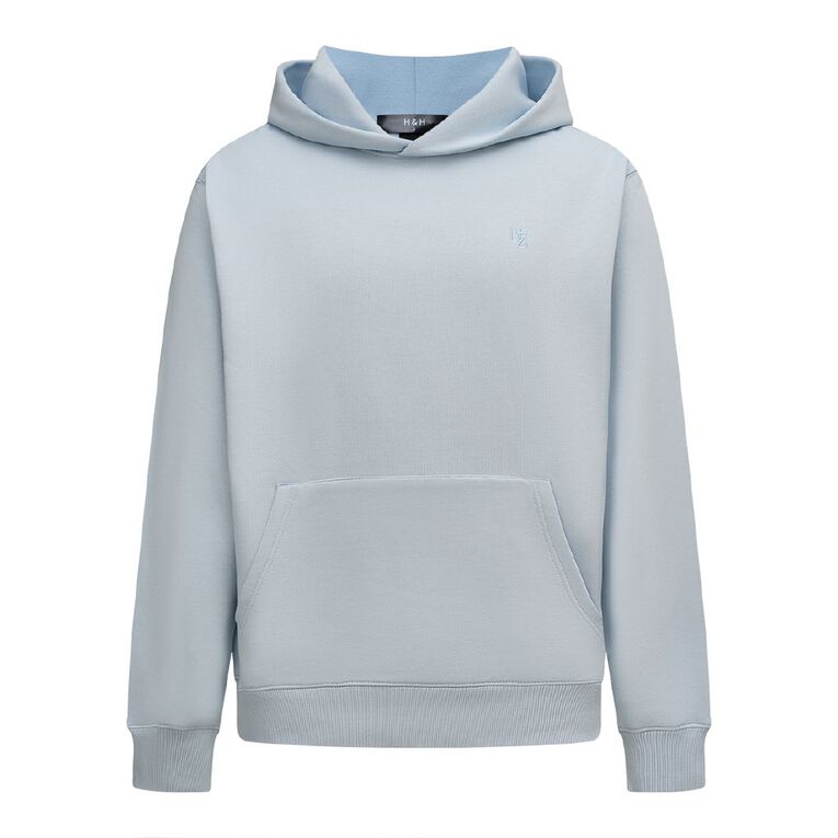 H&H Men's Heavyweight Hoodie Sweatshirt, Blue Light, hi-res