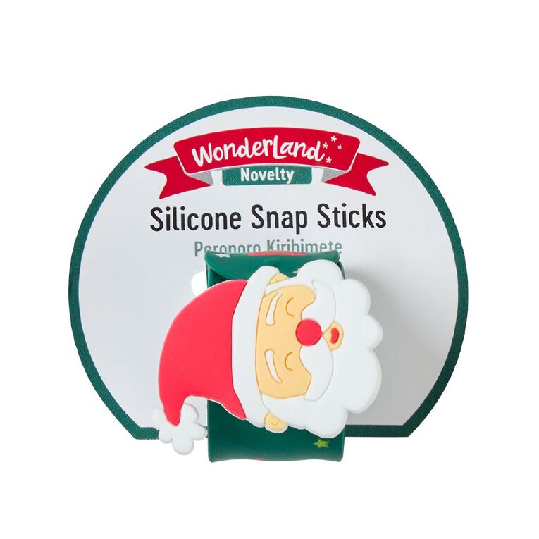 Wonderland Novelty Christmas Silicone Snap Sticks Assorted, , hi-res