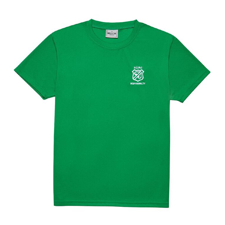 Schooltex Mt Albert Primary PE Tee with Embroidery, Green Mid, hi-res