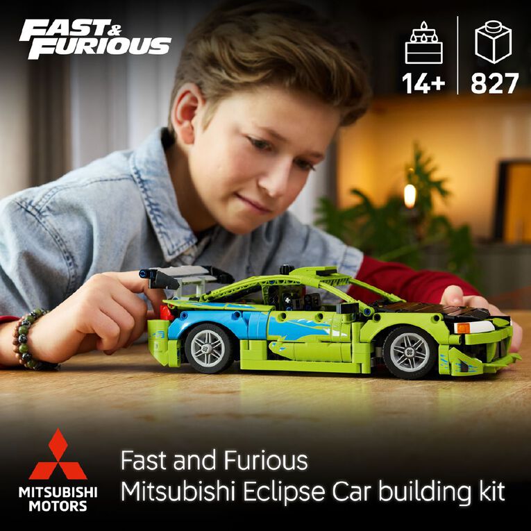 LEGO Technic Fast and Furious Mitsubishi Eclipse Car 42229, , hi-res