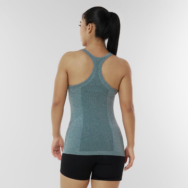 Active Intent Women's Seamless Slim Tank, Green Dark, hi-res