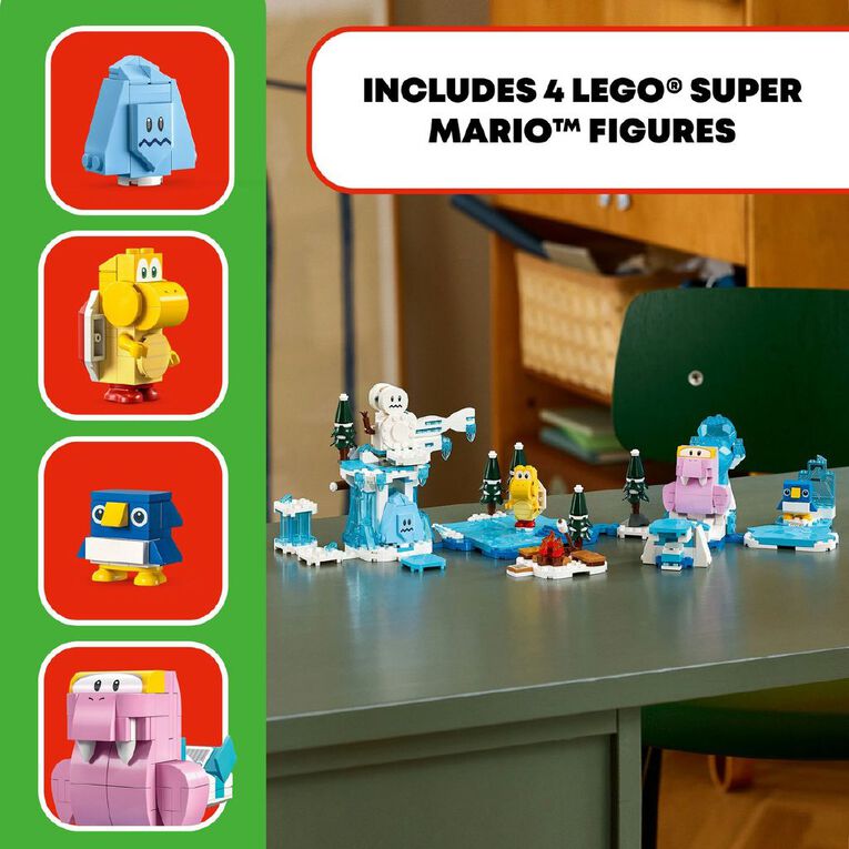 Super Mario LEGO Fliprus Snow Adventure Expansion Set 71417, , hi-res