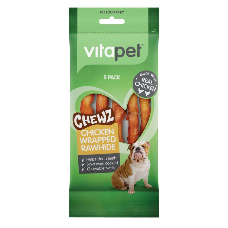 Vitapet Chicken Wrapped Sticks 5 Pack, , hi-res