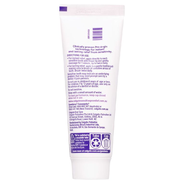 Colgate Sensitive Pro-Relief Multi-Protection Toothpaste 110g, , hi-res