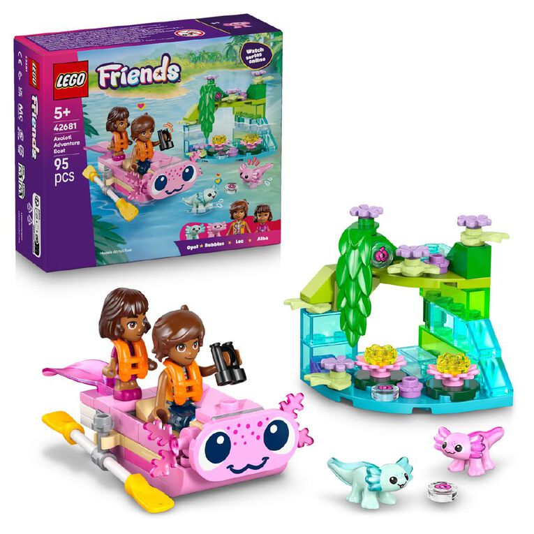 LEGO Friends Axolotl Adventure Boat 42681, , hi-res