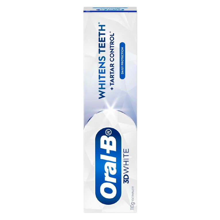 Oral-B 3D White Daily Protection Toothpaste 110g, , hi-res