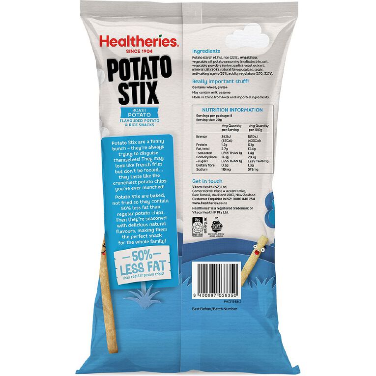 Healtheries Potato Stix Roast Potato 8 Pack, , hi-res
