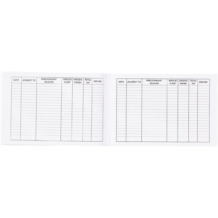 WS Vehicle Log Book Soft Cover 20 sheets Blue Mid, , hi-res
