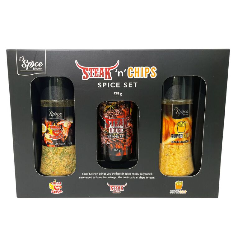 Steak and Chips Spice Set 525g, , hi-res