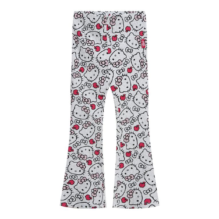 Hello Kitty Rib Flare Leggings, Grey Light, hi-res