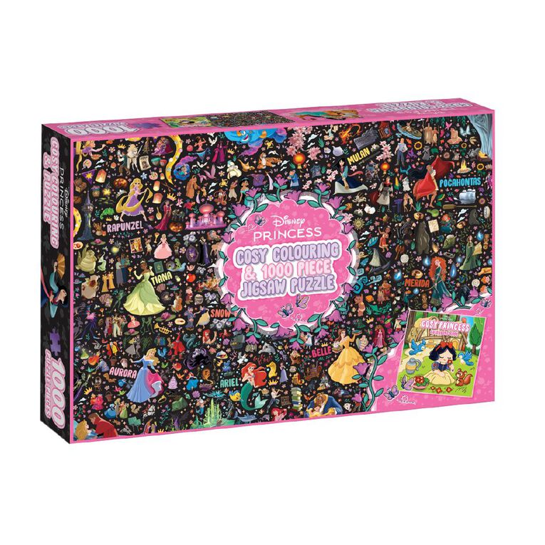 Disney Princess: Book & Puzzle Set 1000 Pieces, , hi-res