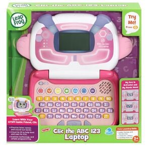 Leap Frog Clic ABC 123 Laptop Pink