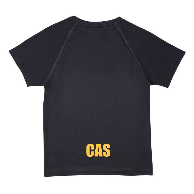 Schooltex Coromandel Area School PE Tee with Transfer, Black, hi-res