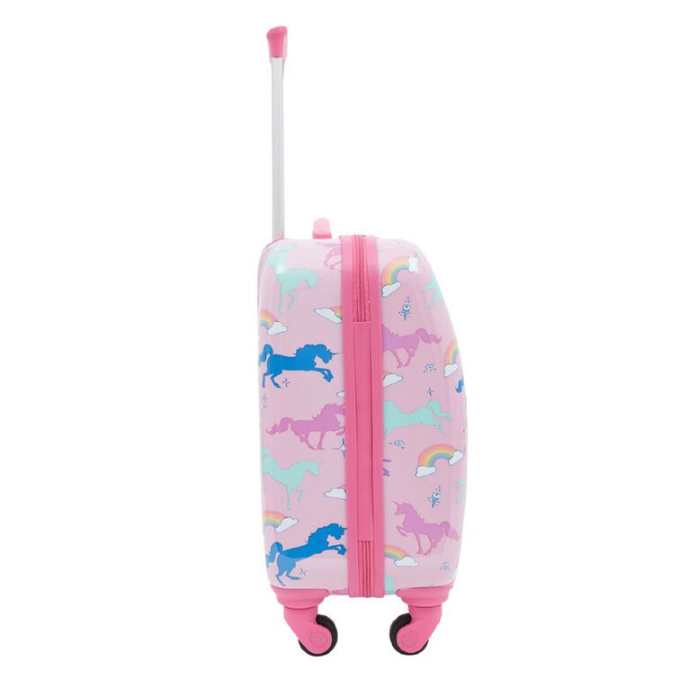 Travelers Club 5 Piece Luggage Set Unicorn Pink, , hi-res