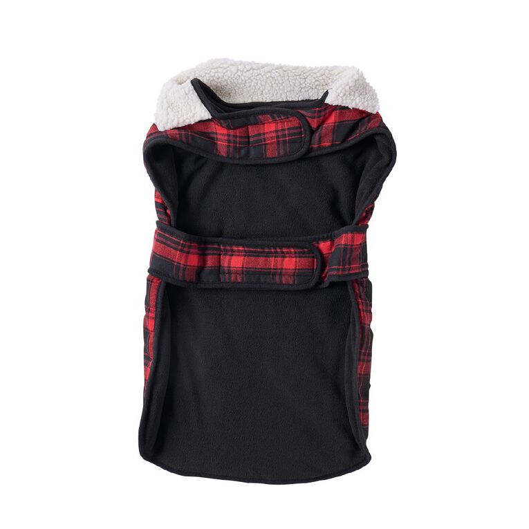 Petzone Check Jacket Red XL, , hi-res