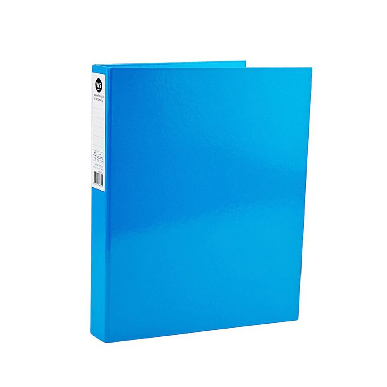 WS Ringbinder 25mm 2D A4 Blue, , hi-res