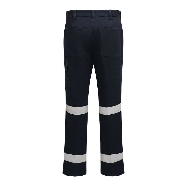 Rivet Men's Reflective Utility Pants, Navy, hi-res