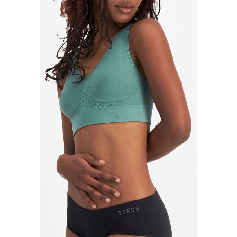 B FOR BONDS Women's Comfy Crop, Green Light, hi-res