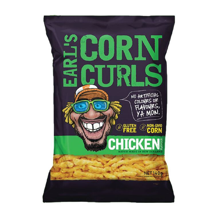 Earl S Corn Puffs Cheese 100g Chips Snacks Product