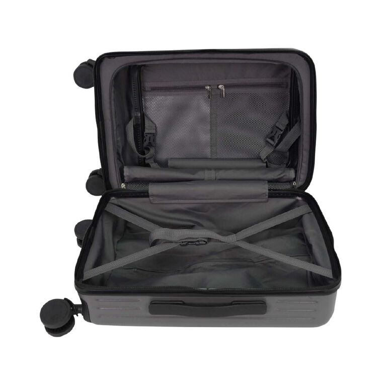 Wander Hard Textured Carry On Suitcase with Dual Open, , hi-res