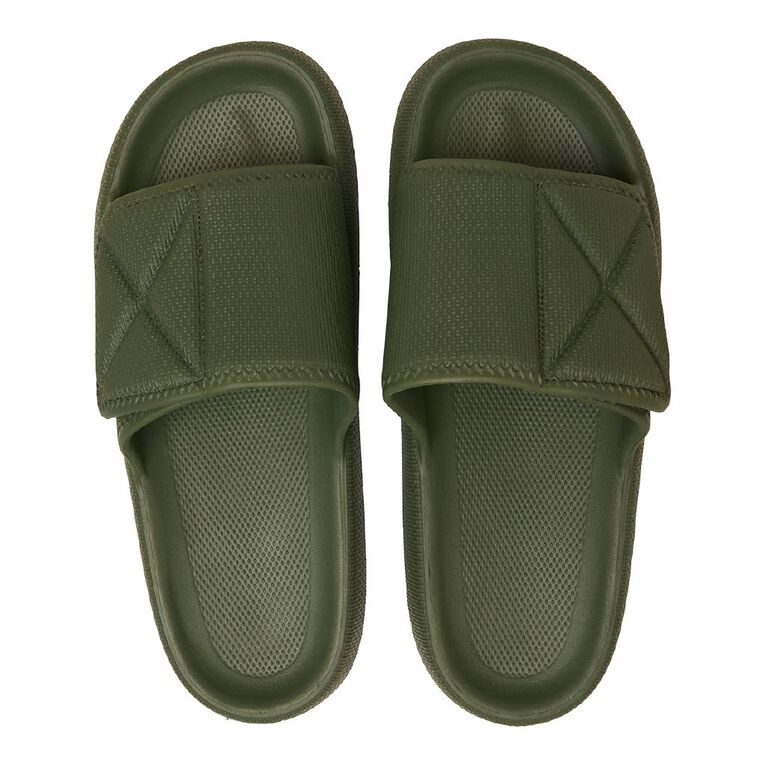 H&H Men's Max Slides, Khaki, hi-res