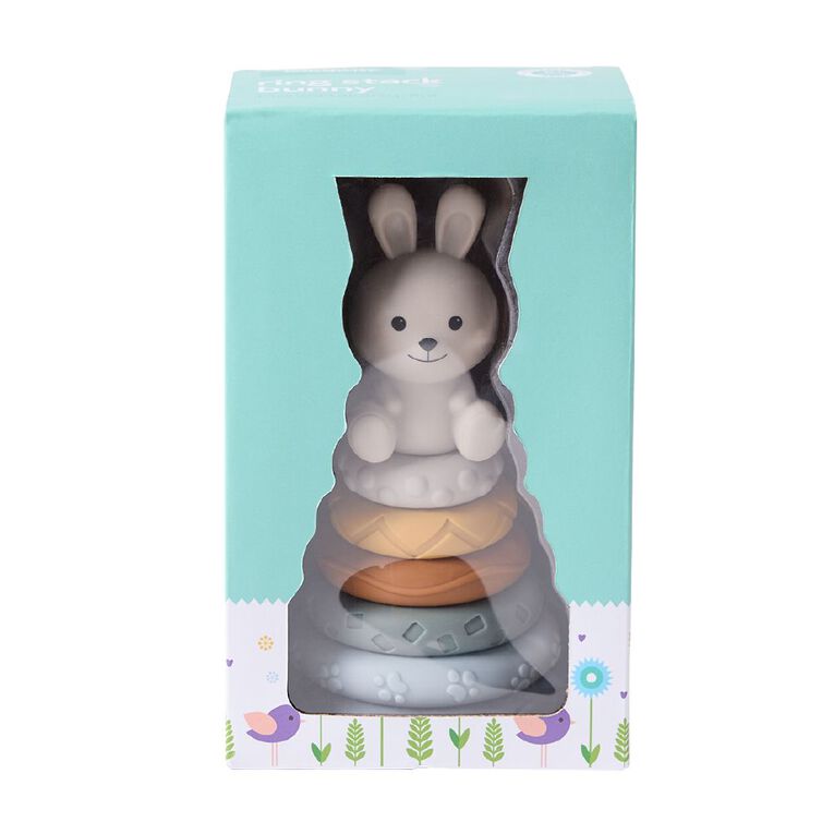 Babywise Colorful Soft Bunny Sensory Toys & Stacking Rings Blocks 7 Pack, , hi-res