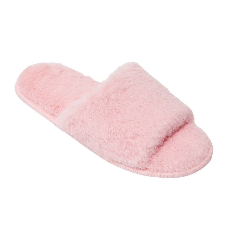 H&H Women's Strap Slippers, Pink Light, hi-res