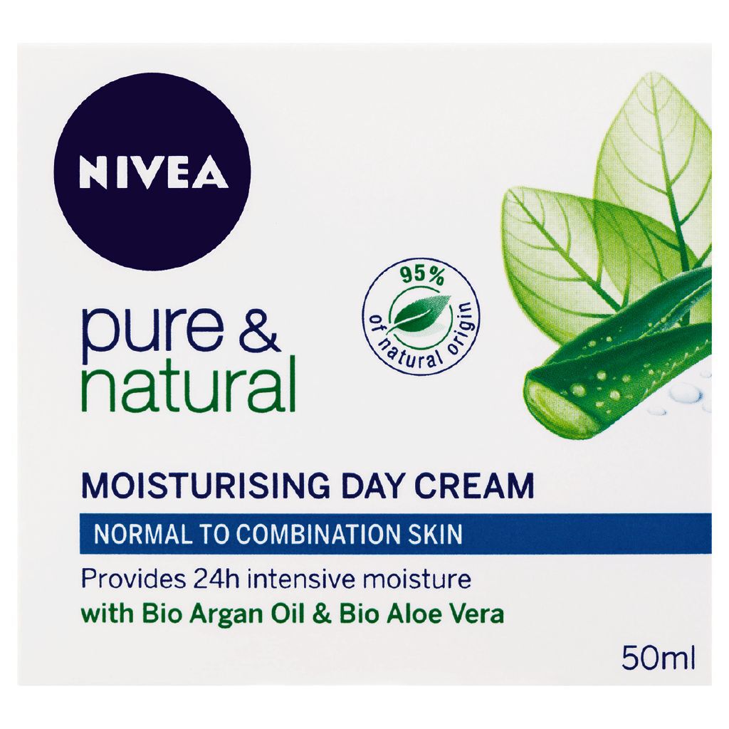 nivea pure natural day cream