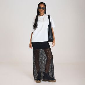 BRDRLESS Short Sleeve Boxy Graphic Tee