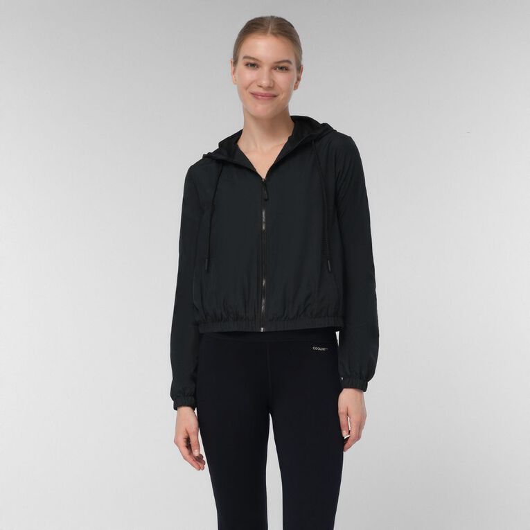 Active Intent Women's Lined Training Jacket, Black, hi-res