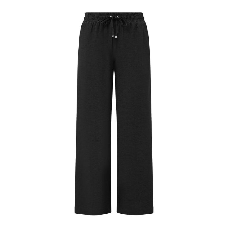 H&H Women's Wide Side Pants, Black BEAUTY, hi-res