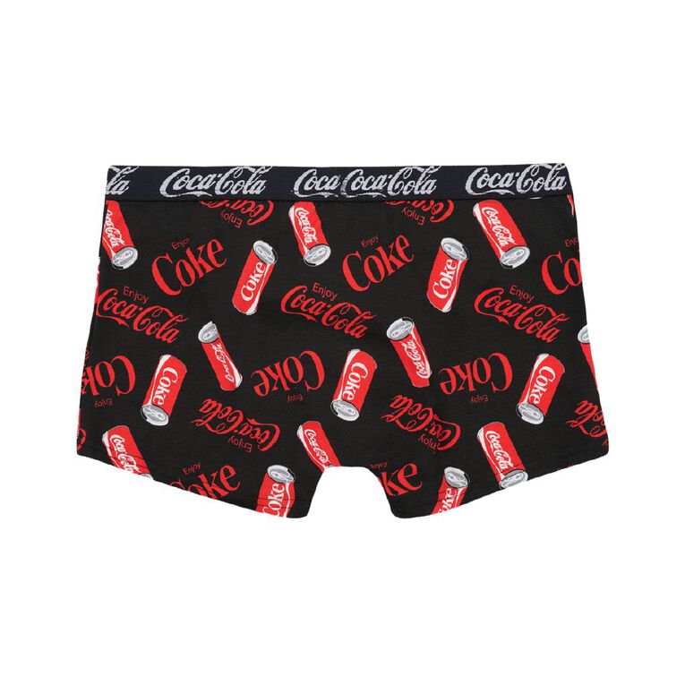 Coca Cola Men's Trunks, Black, hi-res