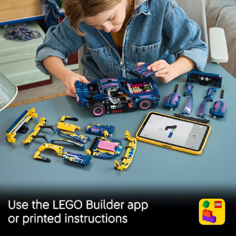 LEGO Technic Custom Garage Ford Mustang GT Car 42236, , hi-res